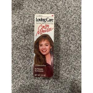 Vtg 1987 Clairol‎ Loving Care Color Mousse 77F Medium Ash Brown NEW